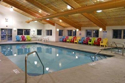 indoor pool at Breezy Point Resort