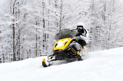 Snowmobiling