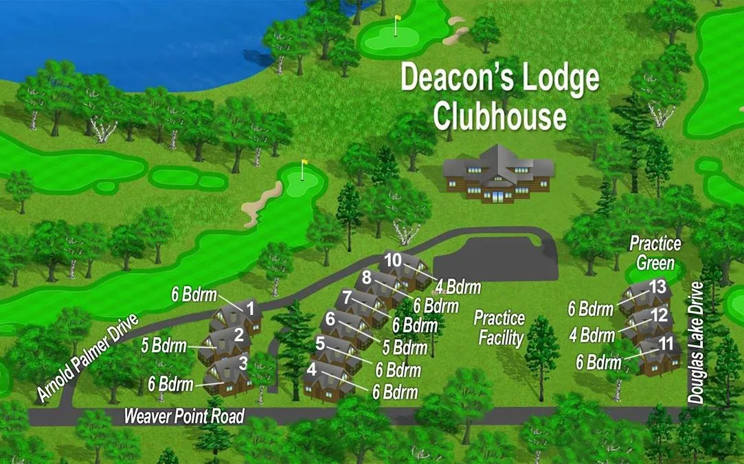 Deacons Lodge Map
