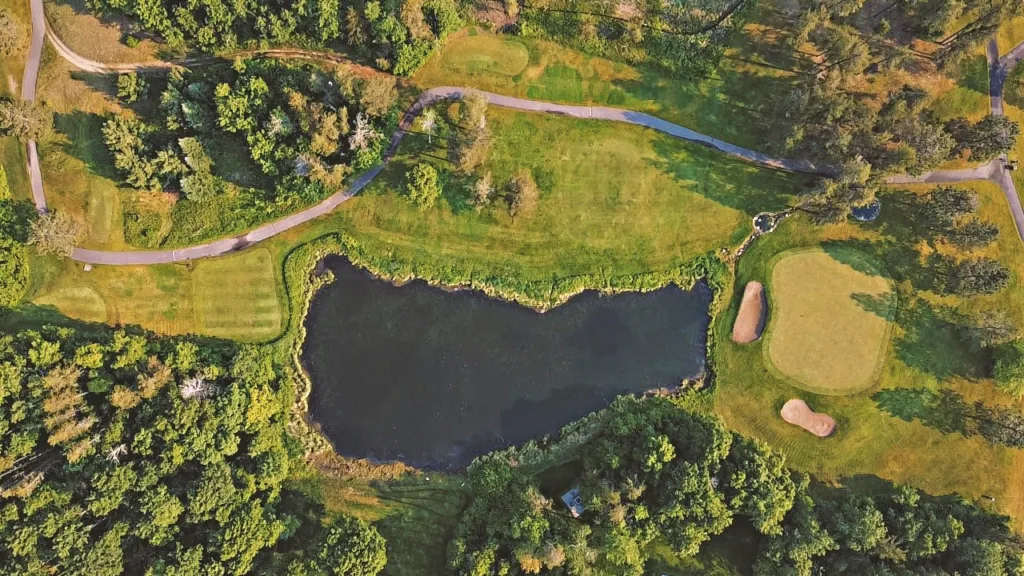 Whitebirch Hole 17 Aerial Dylan Hart