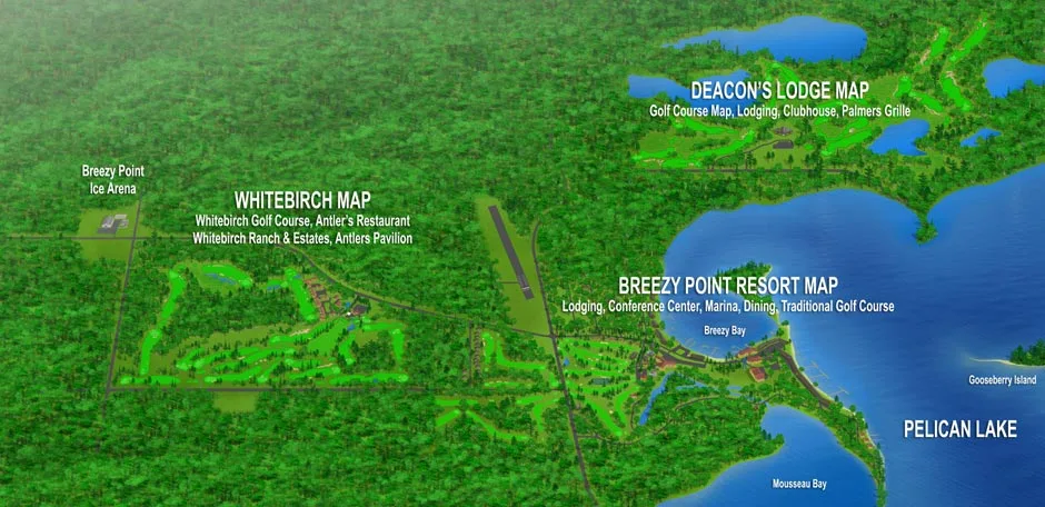 Breezy Point Area Map
