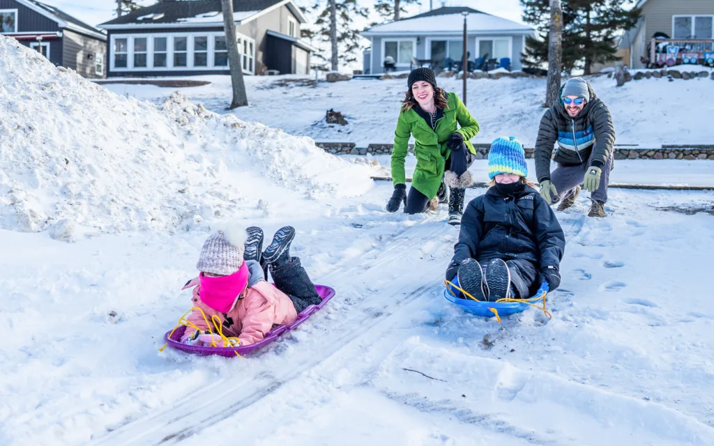 Breezy Point Sledding