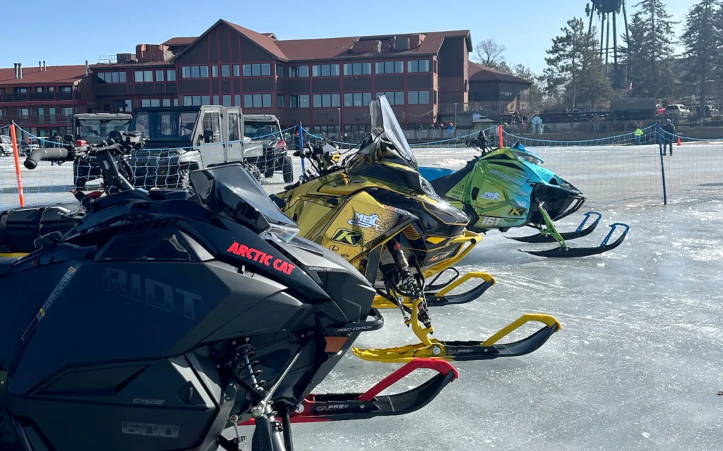 Breezy Point Winter Snowmobile